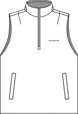1/4 ZIP GILET
