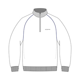 QUARTER ZIP RAGLAN MERINO KNIT