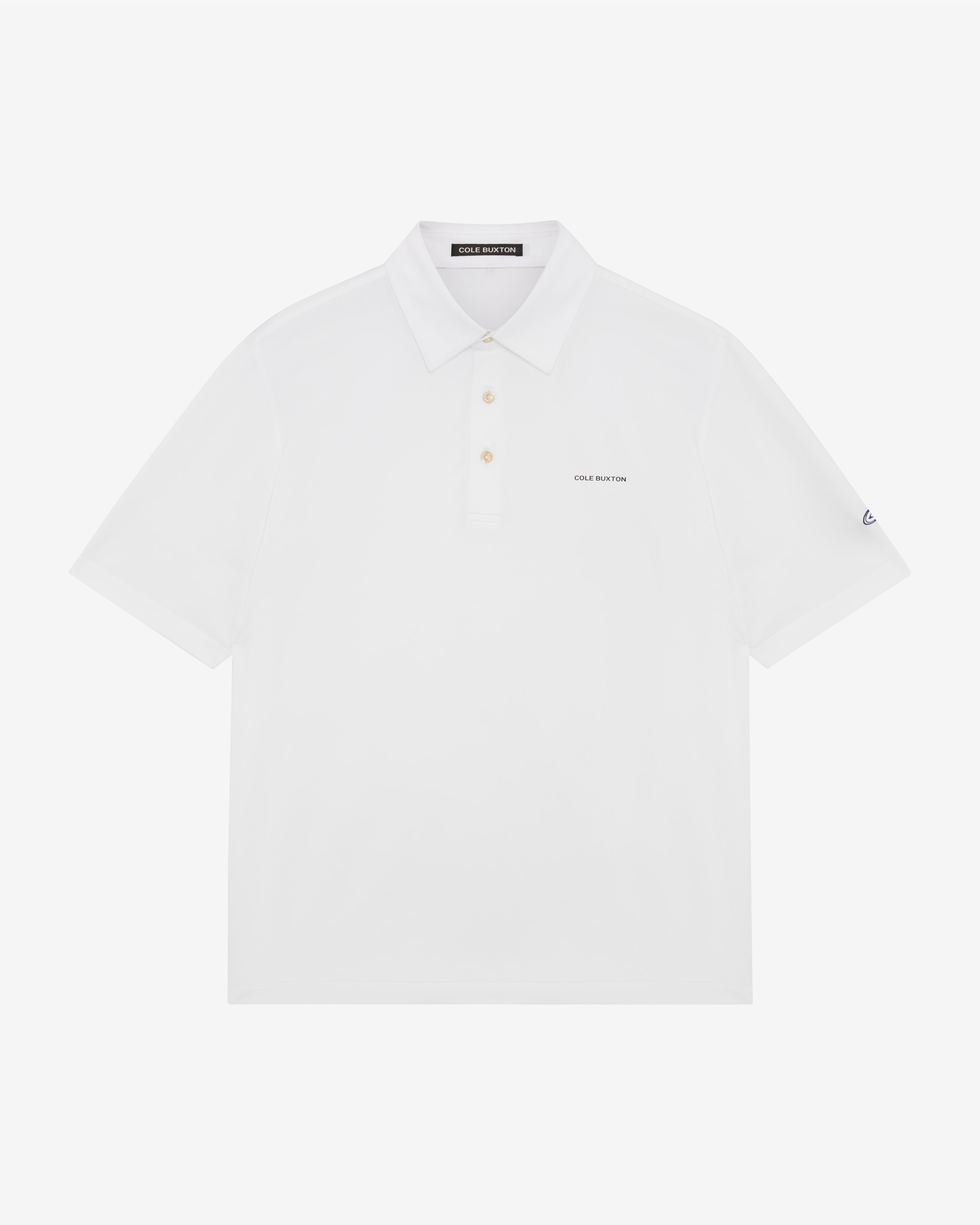 Cole Buxton Golf | Tour Polo | White | Mens